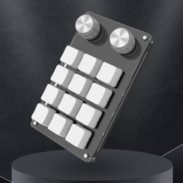 1/5 USB Mini 12-tangenters mekaniskt tangentbord Programmerbara tangenter nr 1 Pc