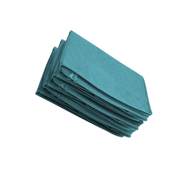 1/2/3 3-delad hopfällbar garderob Sängkläder och förvaringsplast Blue 1Set
