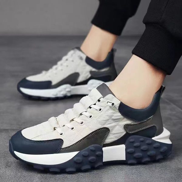 Promenadskor för män, halkfria ventilerande för korta vandringar White Size 40