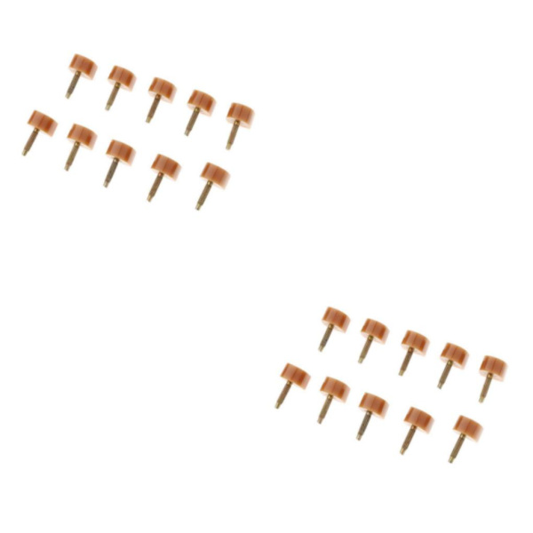1/2/3/5 Högklackade spetsar Kranar Skoreparationsbyte Apricot Fine 10mm 10mm Thin Pin 2Set