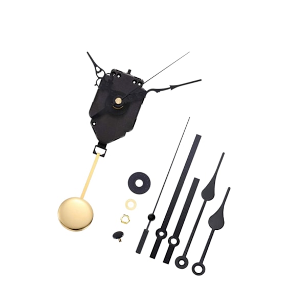 1/2/3 DIY Pendelklocka Movement Replacement Pålitlig och 3 Set Hands 1 Pc