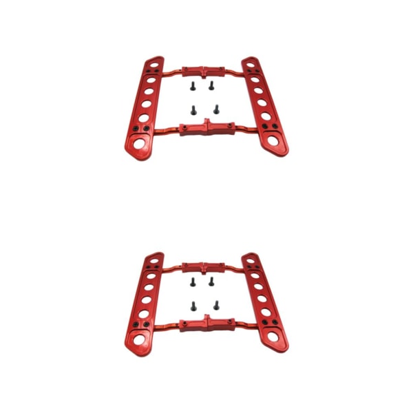 1/2/3/5 legering sidokollision Step Board pedaler för 1/10 axial Red 2Set