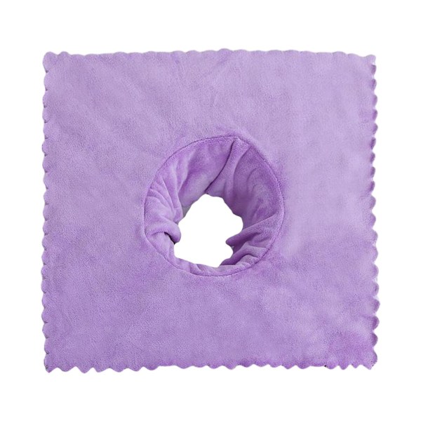 1/2/3/5 massagebordsskydd med andningshål 40x40 cm Light Violet 1 Pc