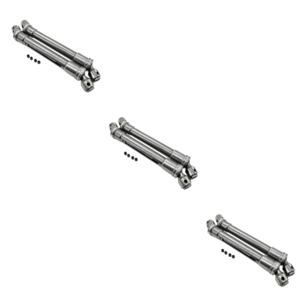 1/2/3 2st Grå 112-152MM Metall Universal Drivaxel Led För 3Set