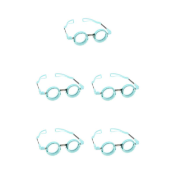 1/2/3/5 vuxen optisk provlinsram Glasögonoptometri Blue 66mm 5Set