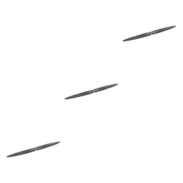 1/3 vaxer Fil dubbelt huvud 8 tum halvrunda för vaxarbetare 3PCS