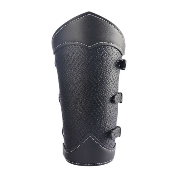 1/2 Knights För Bågskytte Medieval Bracer Arm För Armor Cuff Black 21.5x14.5cm 1Set