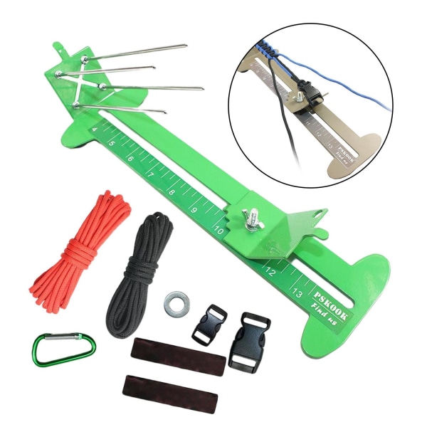 Paracord Armband För Jig Kit Armband Flätning Stickning Grass Green