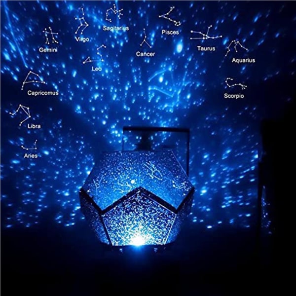 Stjärnhimmel projektionslampa USB projektor Nattljus 3D Galaxy No.3 9063 |  No.3 | Fyndiq