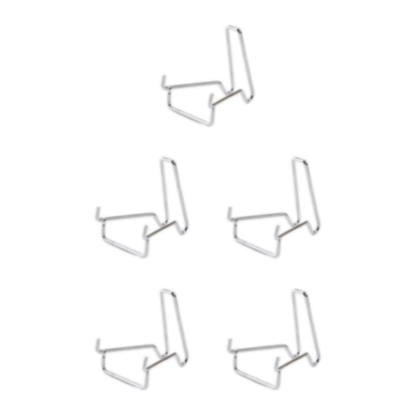 1/2/3/5 Multipurpose Display Stand Support för skyltfönstershow Silver 4.5x5.5x5.5cm 5Set