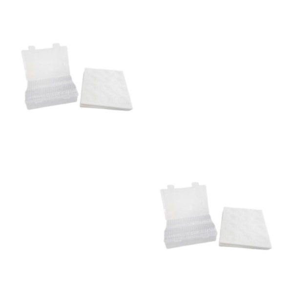 1/2 Plast Mynt Förvaringslåda 50st Collection Case Protector 2PCS