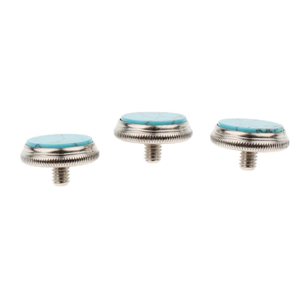 1/3/5 3st Trumpet Reparerande del Knappar Musikinstrument 3 pcs blue turquoise 1 Pc
