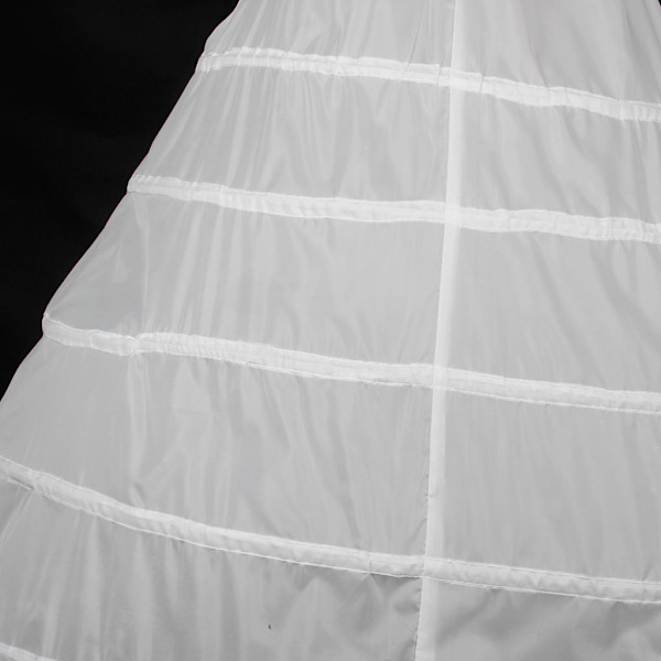 Elegant 6-bågar bröllopsbalklänning Crinoline underkjol