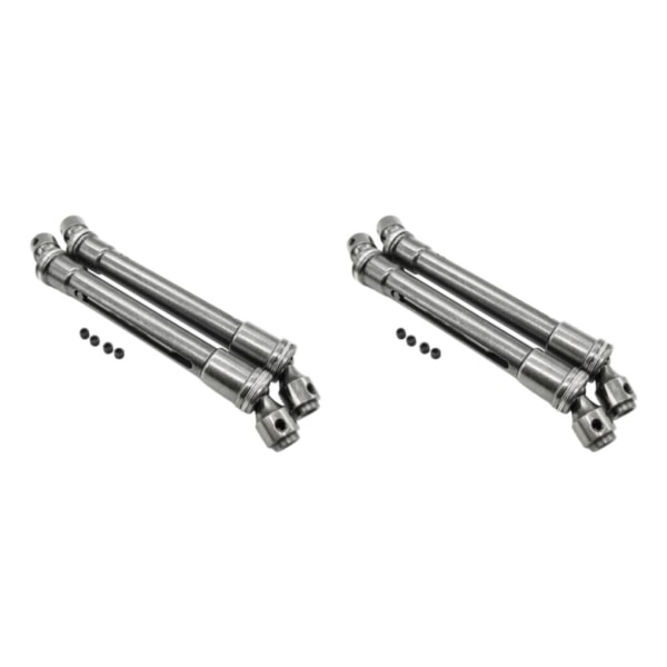 1/2/3 2st Grå 112-152MM Metall Universal Drivaxel Led För 2Set