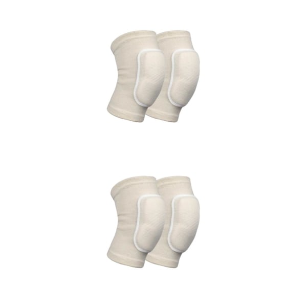 1/2/3/5 andningsbart tyg med hög elasticitet knäskydd för sport White As Shown 2PCS