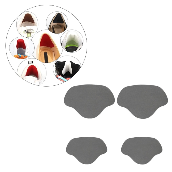 1/2/3/5 Shoe Häl Pad Innersula Häl Reparation Heel Stick för män & gray 1Set