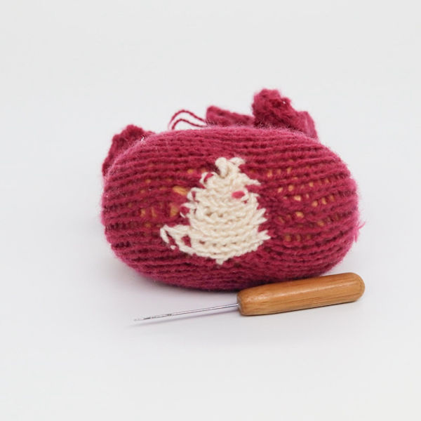 1/2/3 1 bit stoppande ägg med nål DIY Smooth Crochet 1 Pc