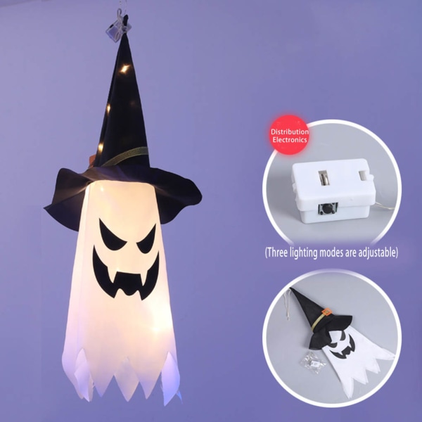 Halloween-dekorationer Flygande hattar med färg LED Warm White Lamp 41e3 |  Warm White Lamp | Fyndiq