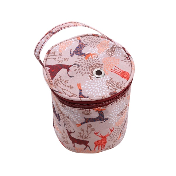 1/2 Resegarn Förvaringsväska Tote Small Holder Case Present för Deer 14 x 15cm 1Set