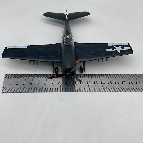 1/72 Skala F6F Fighter Model Plane med Stand Souvenir Desktop