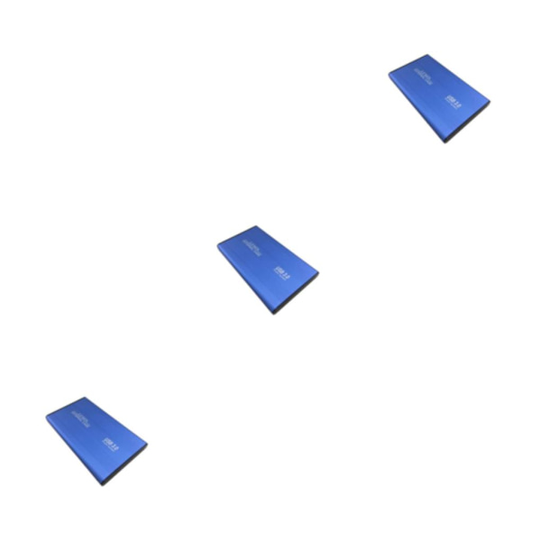 1/2/3/5 Bärbar förvaringsenhet Box - Sandblästring LED-indikator blue 3PCS
