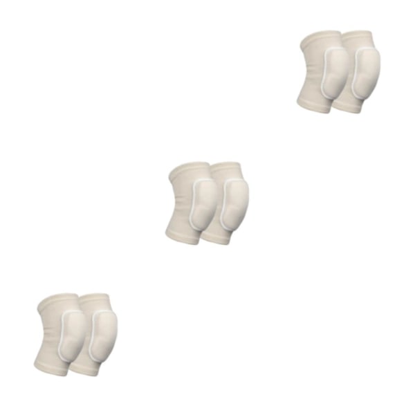 1/2/3/5 andningsbart tyg med hög elasticitet knäskydd för sport White As Shown 3PCS