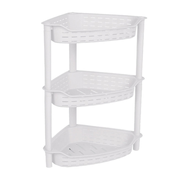 1/2/3 badrumsförvaring Fristående 3 lager för kontor white small 1 Pc