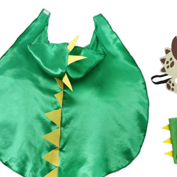 1/2/3/5 Dragon Clothing Trick or Treating Cape Cosplay Cartoon Dragon Clothing 82.5x66cm 1Set