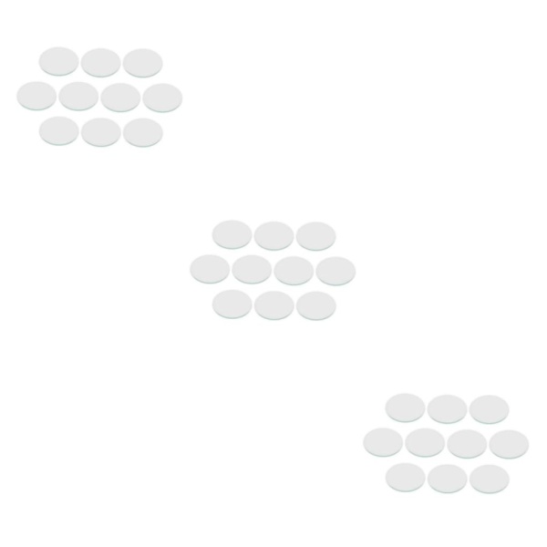 1/2/3/5 10 delar platt watch Ersättningsdel Clear 33.5mm 3Set