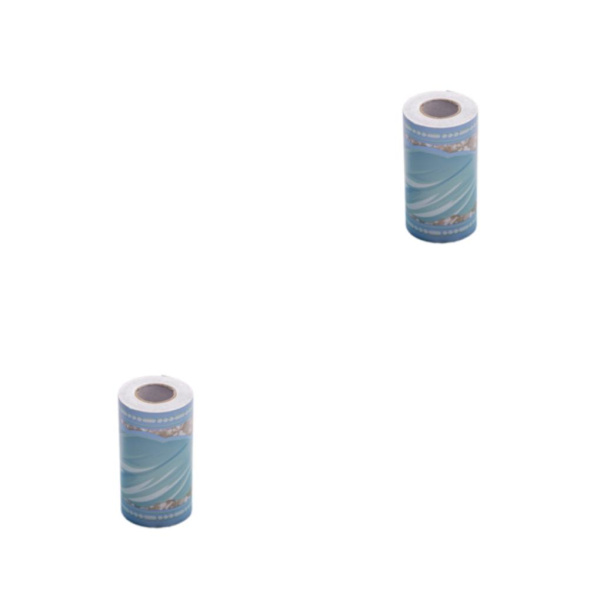 1/2/3/5 PVC Vattentät Tapet Border Sticker För Vägg Och style 5 2Set