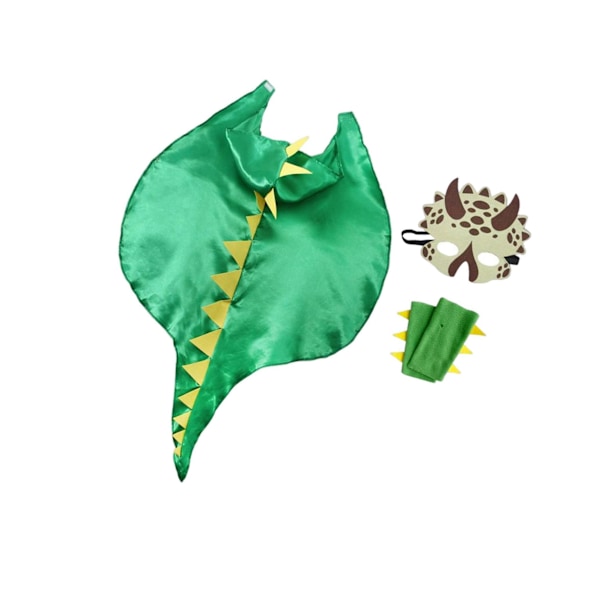 1/2/3/5 Dragon Clothing Trick or Treating Cape Cosplay Cartoon Dragon Clothing 82.5x66cm 1Set
