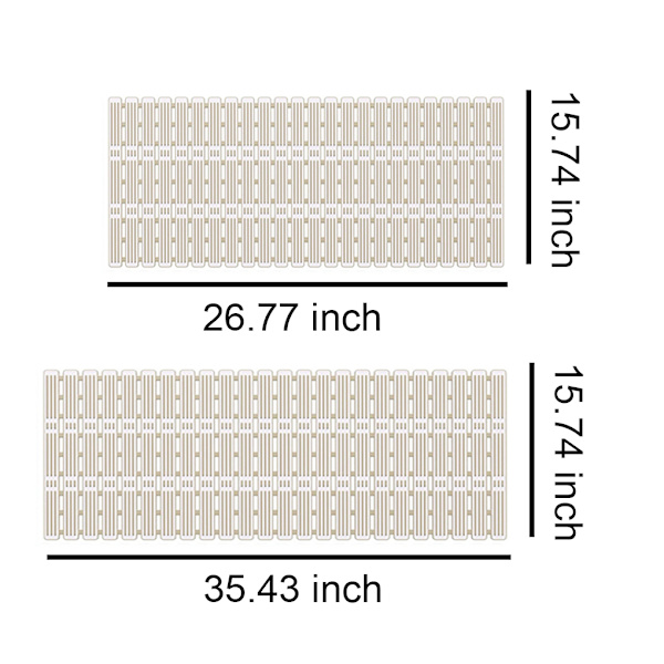 Silikon hopfällbart badkar - Lyxigt Bekvämt för khaki 90*40cm