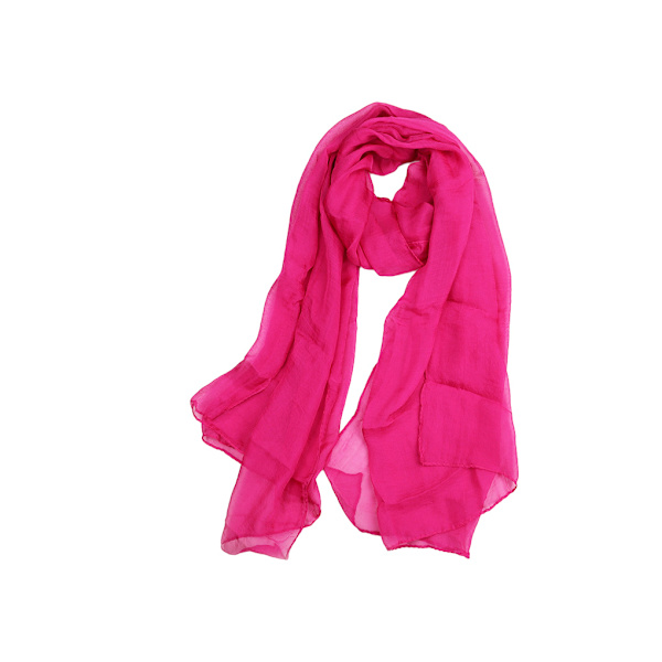 1/2/3/5 Mjuka andningsbara halsdukar för kvinnor Lyxiga och Rose Red 1Set