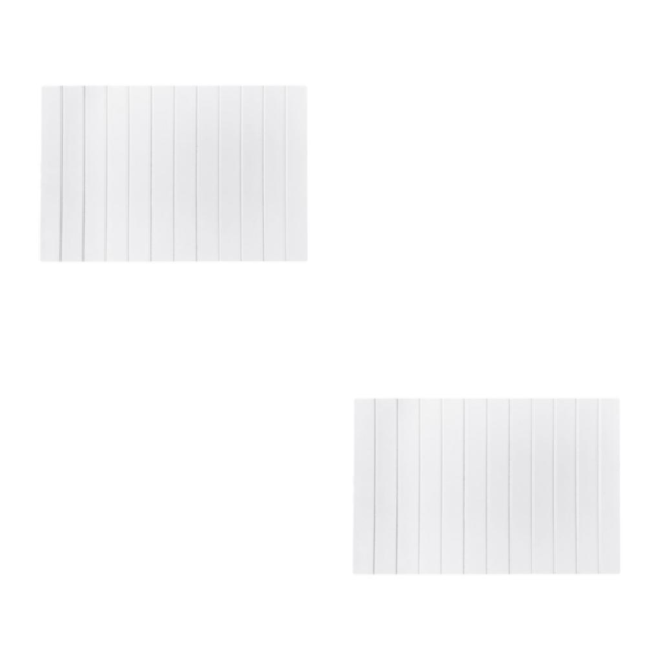 1/2/3/5 Mini 1/12 1/6 skala Dockhusväggpanel gör det själv i trä L White 2Set