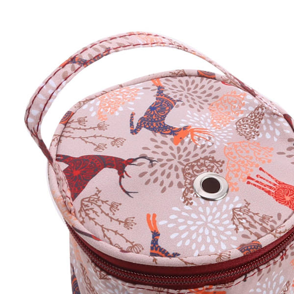 1/2 Resegarn Förvaringsväska Tote Small Holder Case Present för Deer 14 x 15cm 1Set