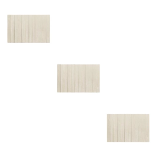 1/2/3/5 Mini 1/12 1/6 skala Dockhusväggpanel gör det själv i trä L Unpainted 3Set