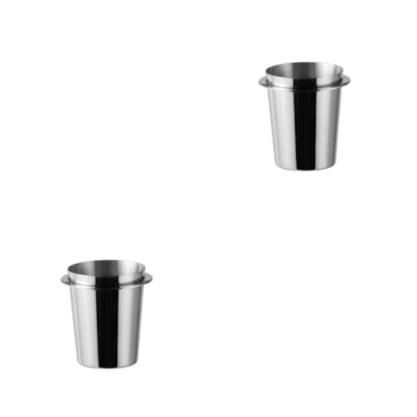 1/2/3 51/53/58mm kaffedoseringskopp matardel för maskin Bright Finished,53MM 2PCS