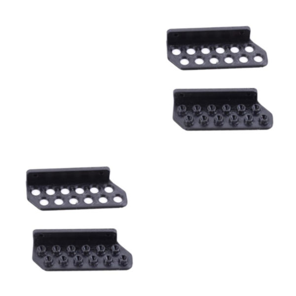 1/2/3 Kompakt och Robust Väggmonterad 12 Hållare Organizer Black 2PCS