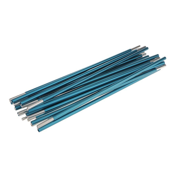 1/2/3 Bärbar Backpacking Markis Tältstänger Lättviktsresor Blue Φ9.5 mm 408 cm 1 Pc