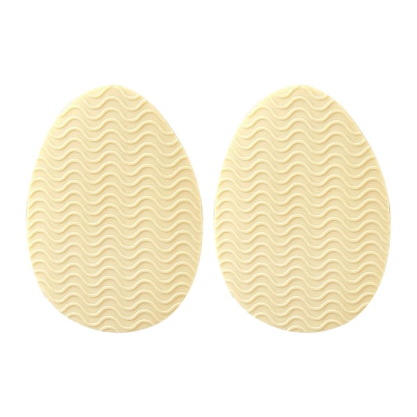1/2/3/5 Non För Slip Shoe Pads Självhäftande gummi för hög Round Head Apricot 1Set