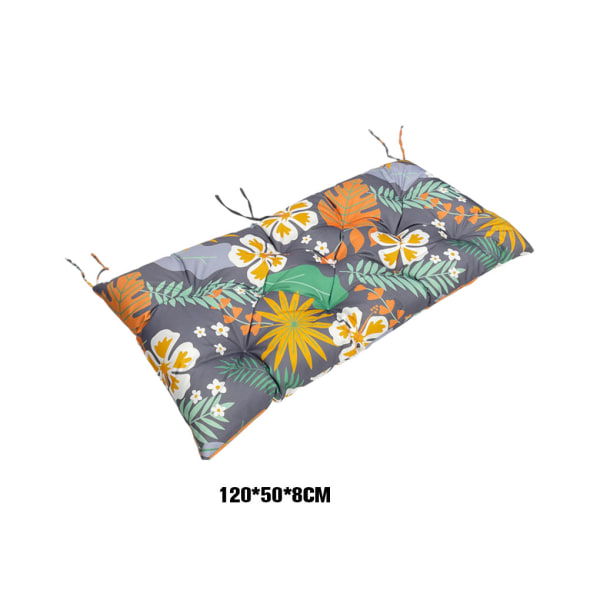Polyester vattentät bänkmatta kudde för komfort och Tomorrow's Flower 120*50*8CM