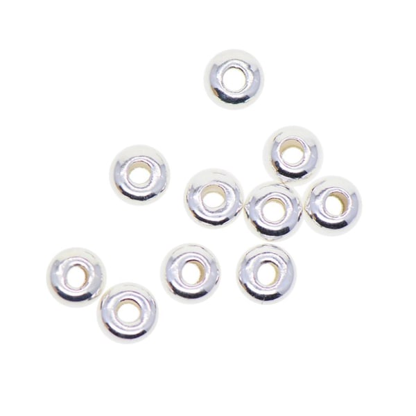 1/2/3 10 st 925 Sterling Silver spacer Bead DIY Craft Supply 1Set