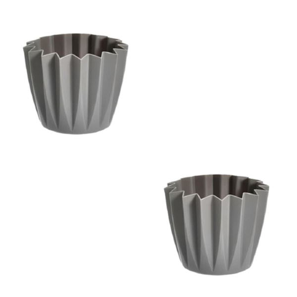 1/2/3 funktionell solid plastkorg med dränering för arbete Grey 14.5*11.7 2PCS