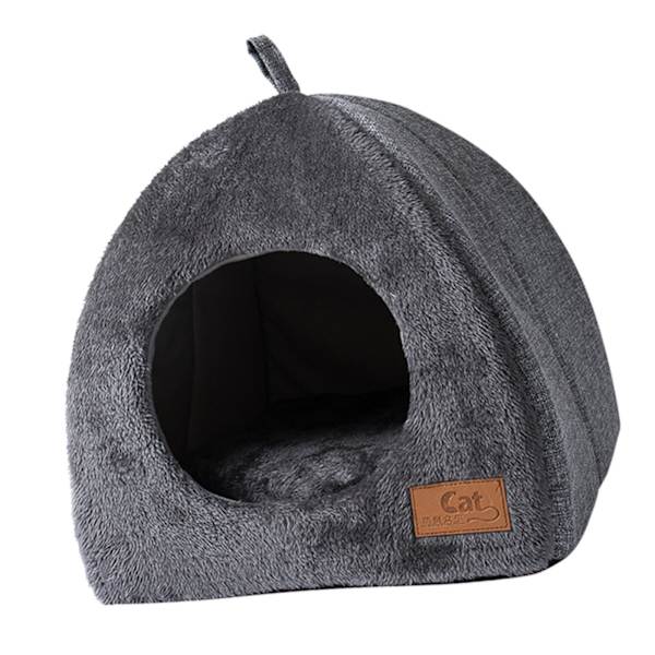 1/2/5 Bärbar Dyna Säng Husdjurstillbehör Kudde för kaninvalp Dark Grey M 1 Pc