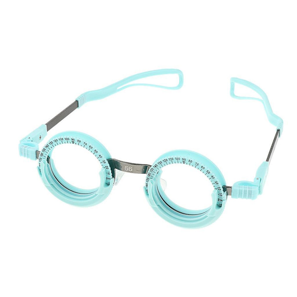 1/2/3/5 vuxen optisk provlinsram Glasögonoptometri Blue 66mm 5Set