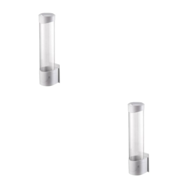 1/2/3 Väggmonterad Dammtät lock Enkel åtkomst Förvaring Lätt att White 2PCS