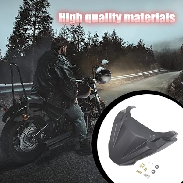 Svart Enkel installation Anteriore Moderiktig för Moto-tillbehör Black
