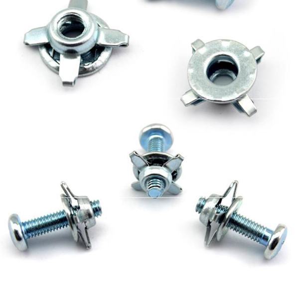 1/2 20x För Jack Nuts Hollow M5 M6 Tool Nut Thins Dowels Skruv M6x25 20 pcs 1 Pc