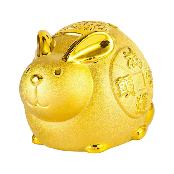 1/2/3 Lucky Rabbit Money Bank Change Container för Festival 8 inch 1 Pc