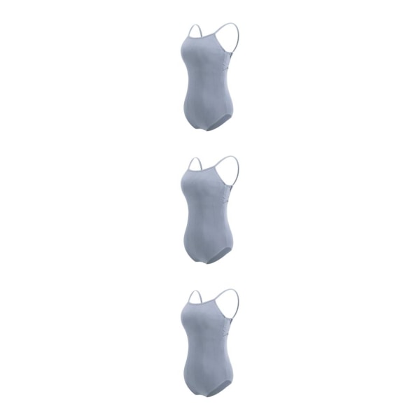 1/2/3 Dance Body Balett Leotard Dansoutfit Andas Light Gray XL 3PCS
